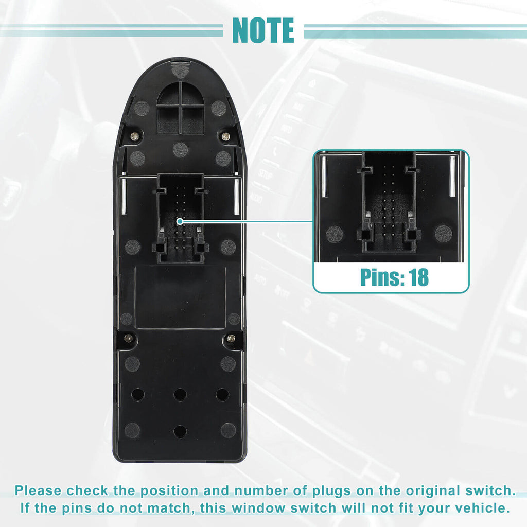 Sorghum 61319122121 Driver Side Power Window Switch For BMW E70 E71 X5 X6