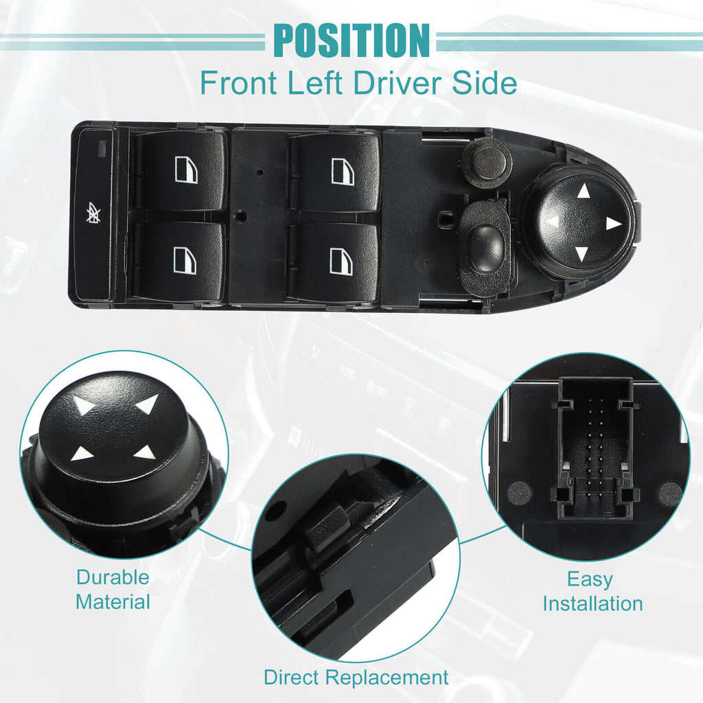 Sorghum 61319122121 Driver Side Power Window Switch For BMW E70 E71 X5 X6