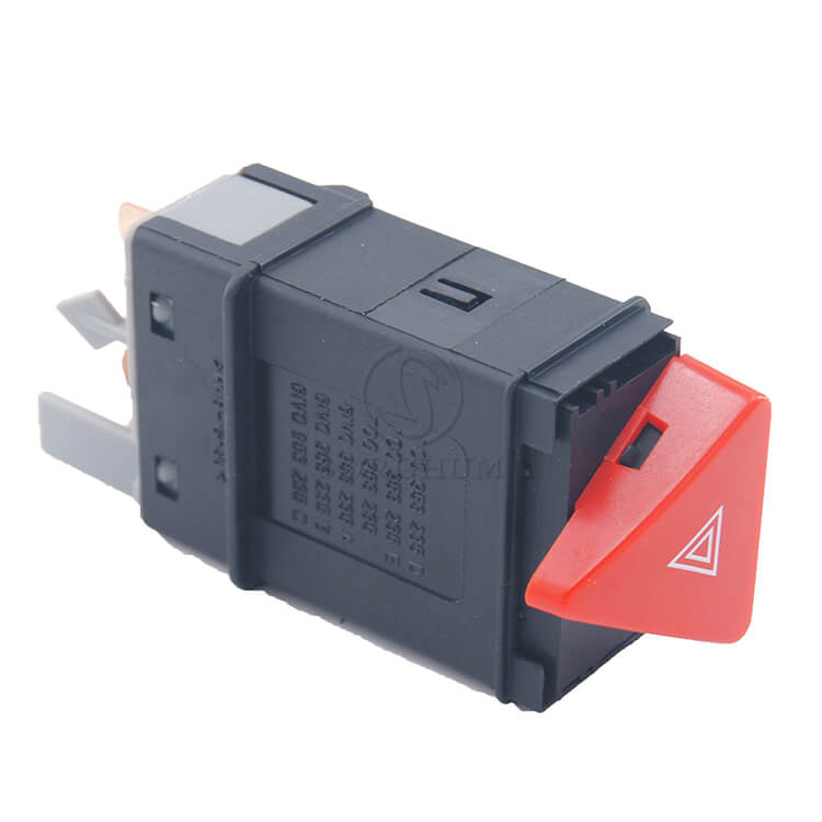 Sorghum 6N0953235 Auto Emergency Warning Light Hazard Switch for VW Polo Lupo Transporter