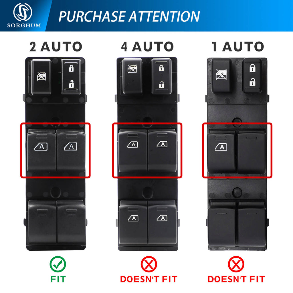 Sorghum 25401-ZN50C 14+2pins Master Power Window Control Switch for Infiniti EX35 EX37 for Nissan Altima