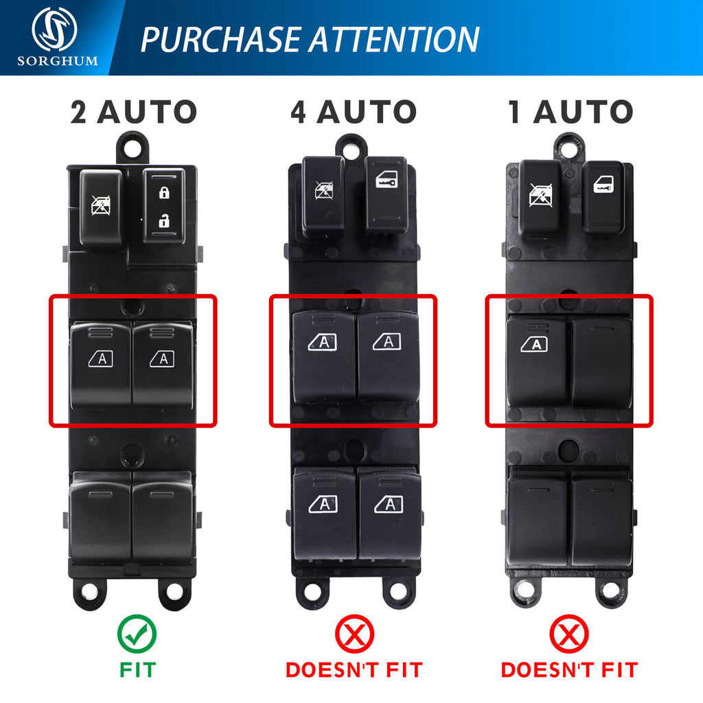 Sorghum 25401-ZT10A 16+3pins Electric Power Window Master Switch For Nissan Titan Armada 2004-2012