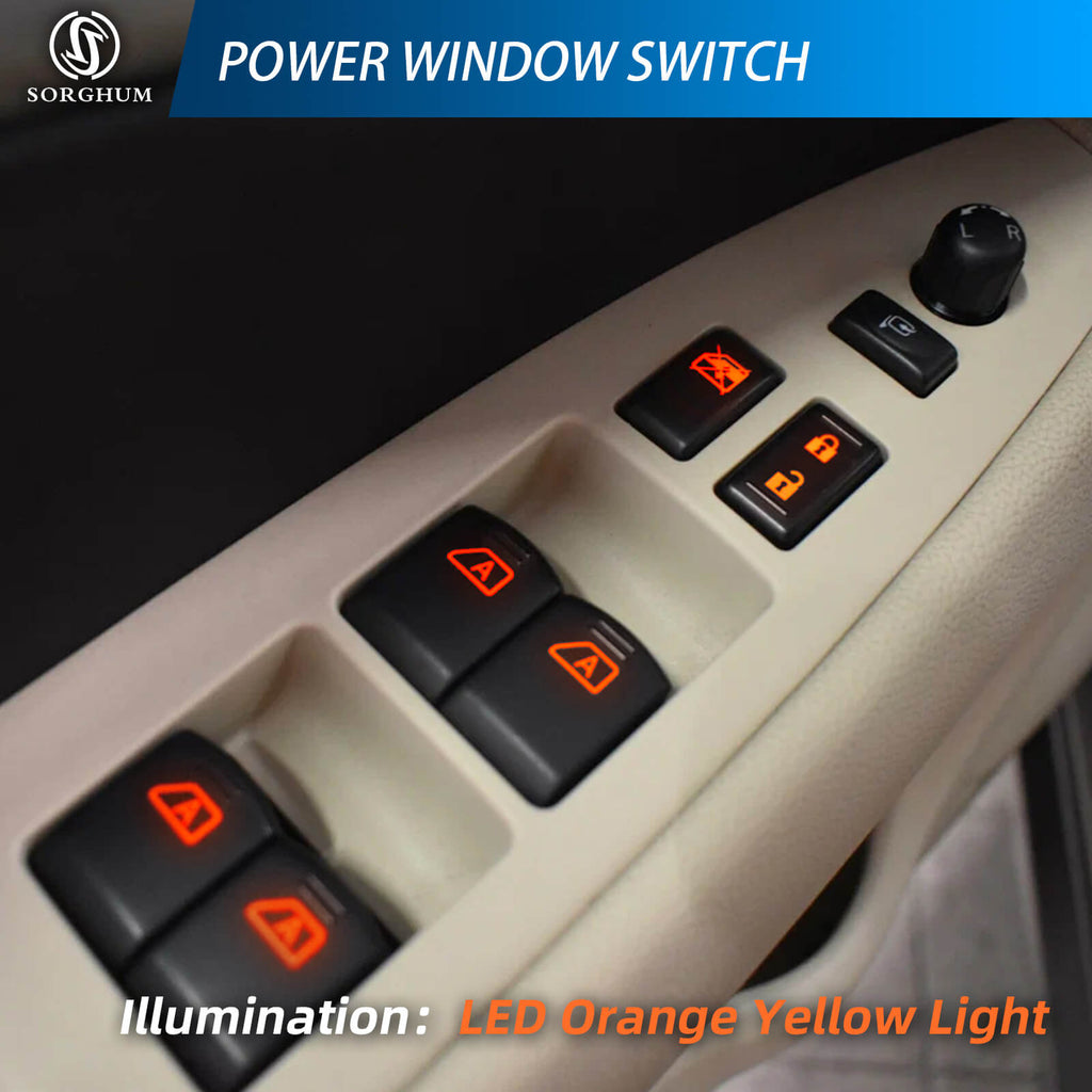 Sorghum 25401-JK42E 10+3pins Front Side Master Power Window Switch for Infiniti G35 G37 Q40