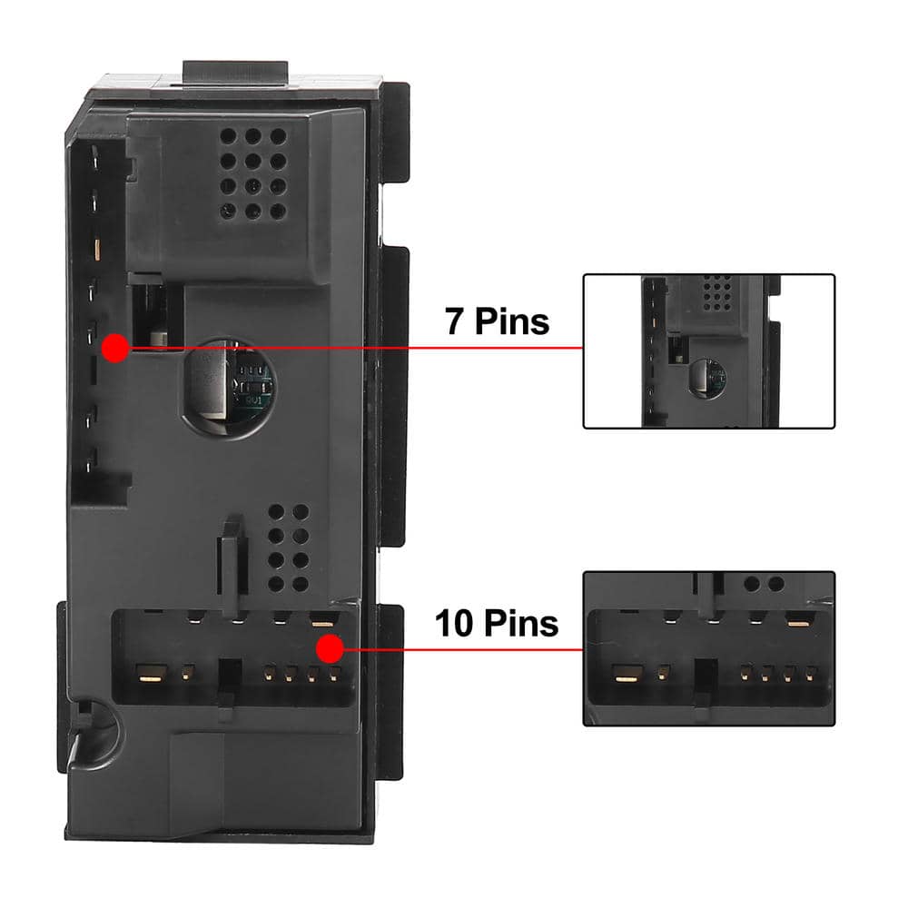 Sorghum 15151360 17pins Car Electric Power Window Master Switch for Cadillac Escalade for Chevy Tahoe for GMC Yukon